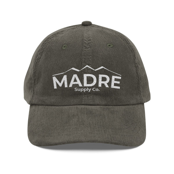 Madre Supply Co Embroidered Corduroy Hat